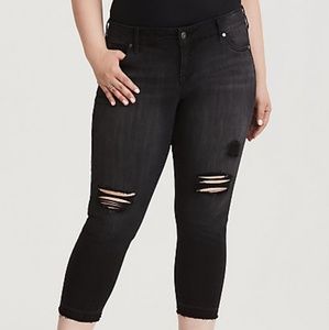 Torrid Boyfriend Crop Jeans